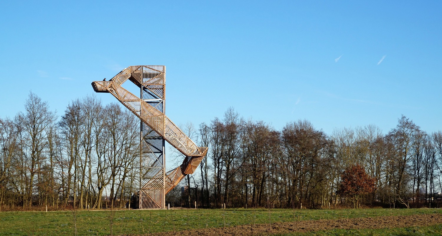 De Onlanden Observation Tower by Ateliereen Architecten
